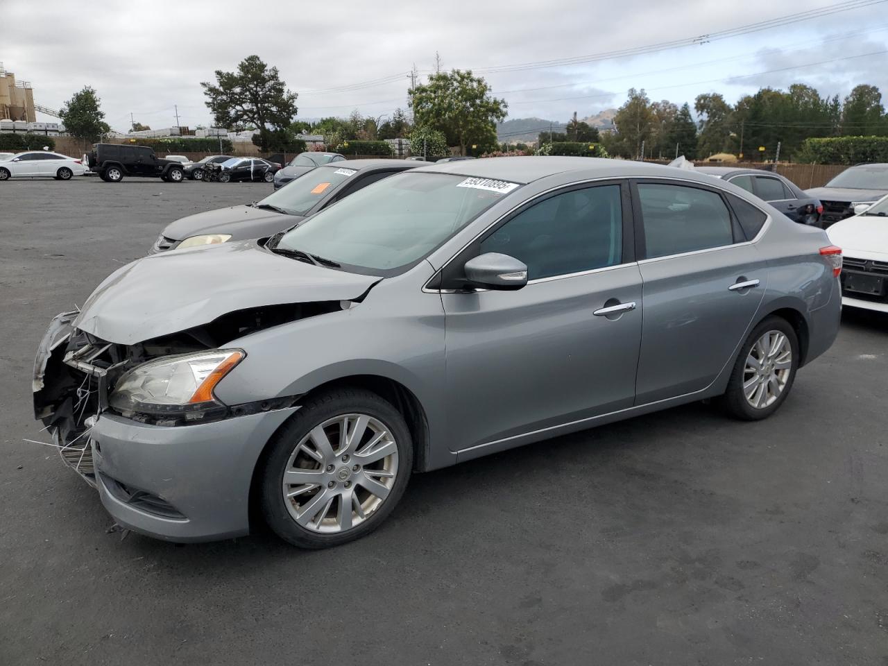 2013 Nissan Sentra S продається в San Martin, CA - Front End