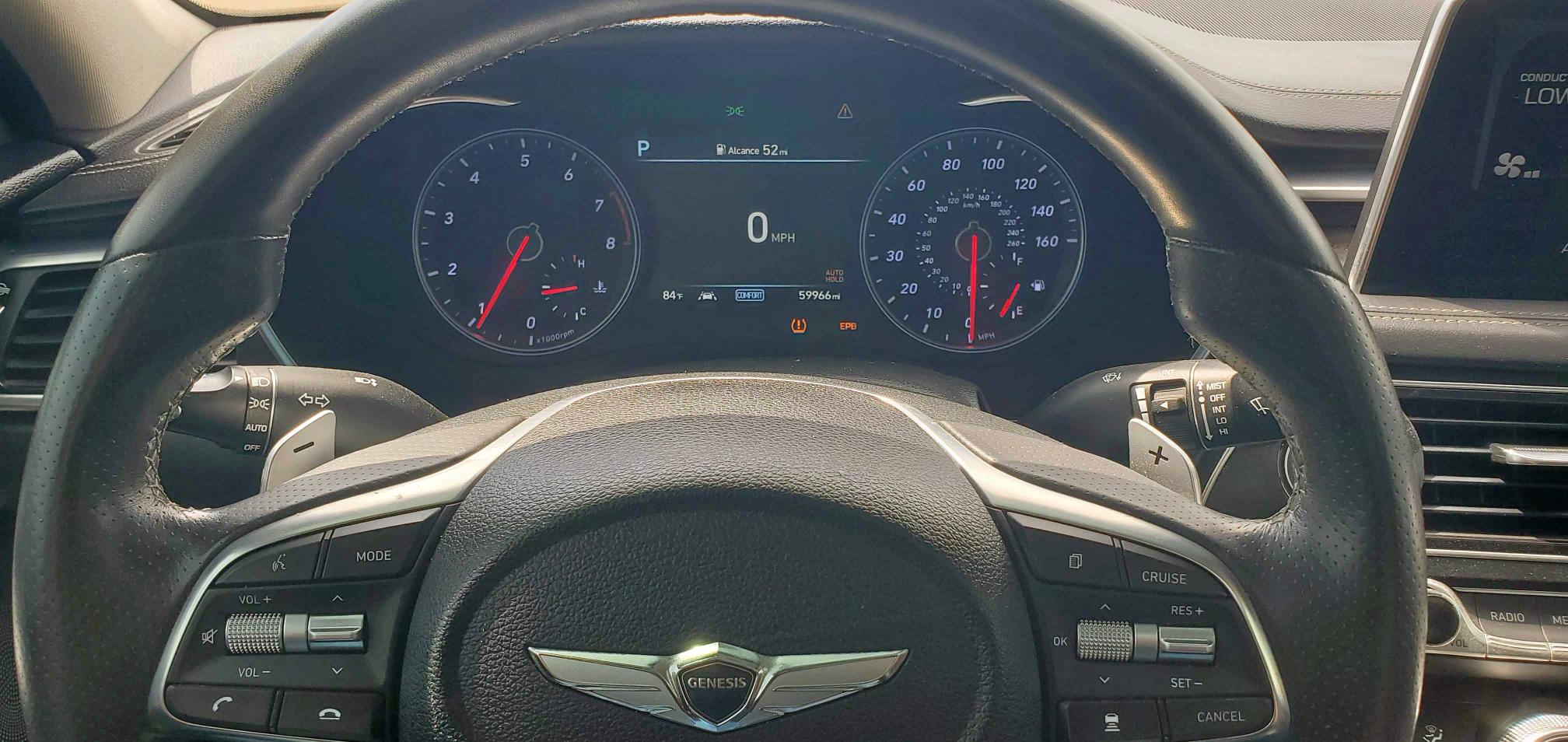  GENESIS G70 2020 Granatowy