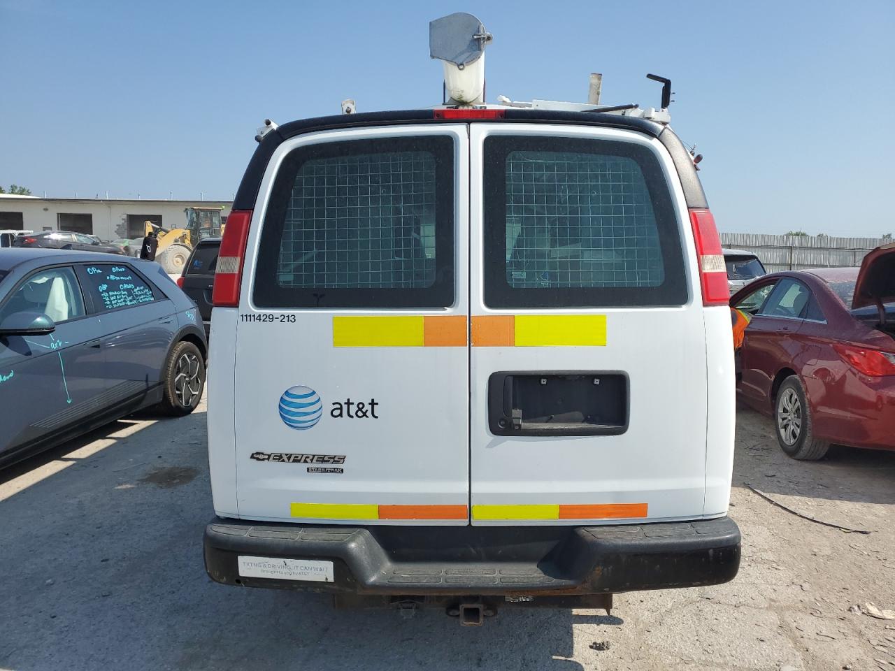 CHEVROLET EXPRESS 2013 VIN 1GCWGFCA5D1903788 zdjęcie 6
