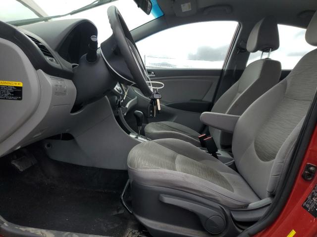  HYUNDAI ACCENT 2017 Красный