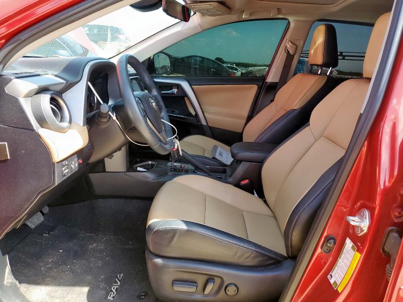  TOYOTA RAV4 2017 Czerwony