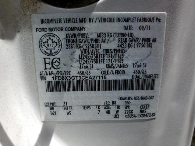 2012 FORD F350 SUPER DUTY  