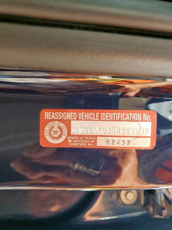 2018 Chevrolet Tahoe C1500 Ls VIN: 1GNSCAKC1JR369032 Lot: 59745325