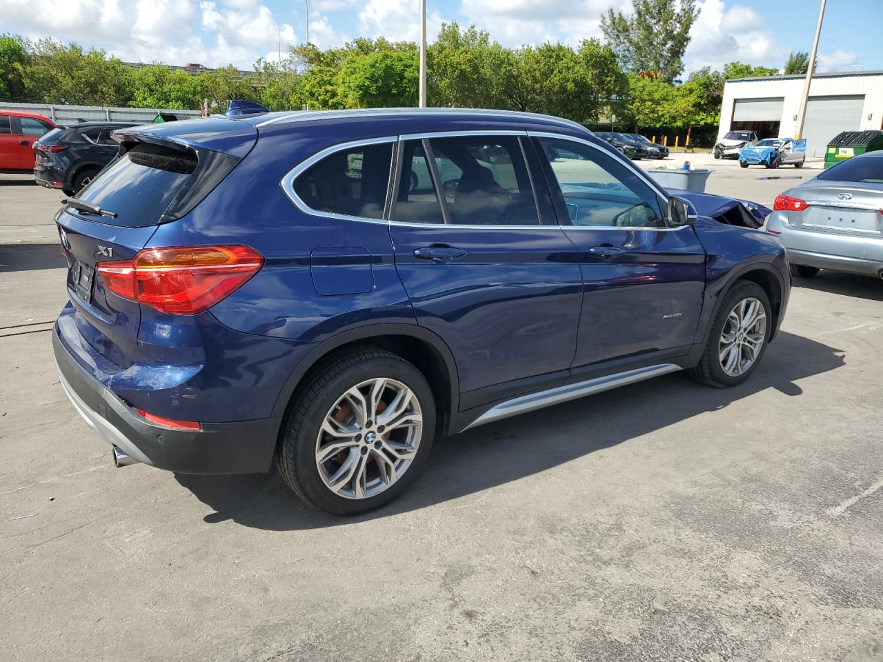 2017 BMW X1 xDrive28I blue suv gas WBXHT3C36H5F82630 photo #4