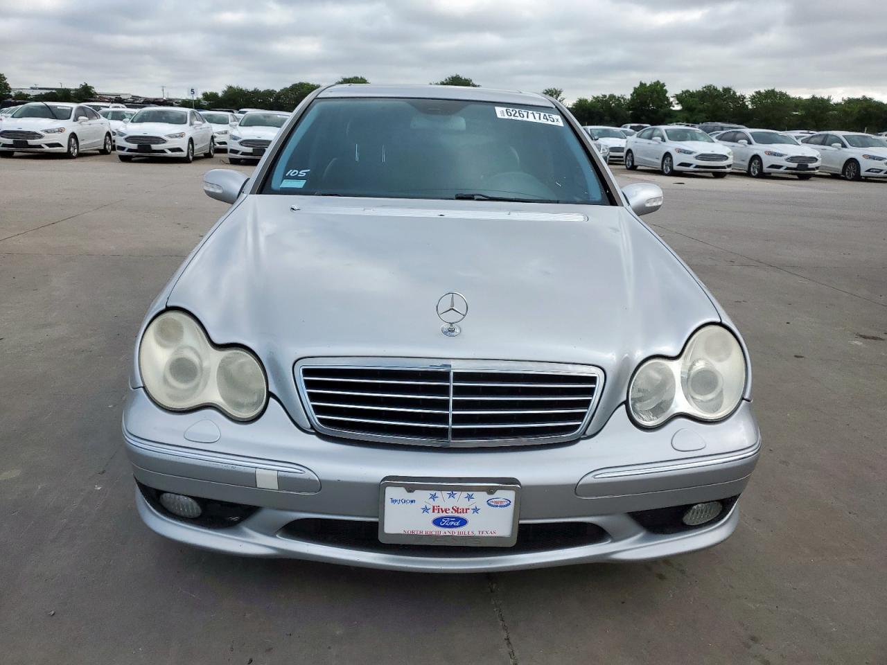 MERCEDES-BENZ C-CLASS 2003 VIN WDBRF65J83F367691 photo 5