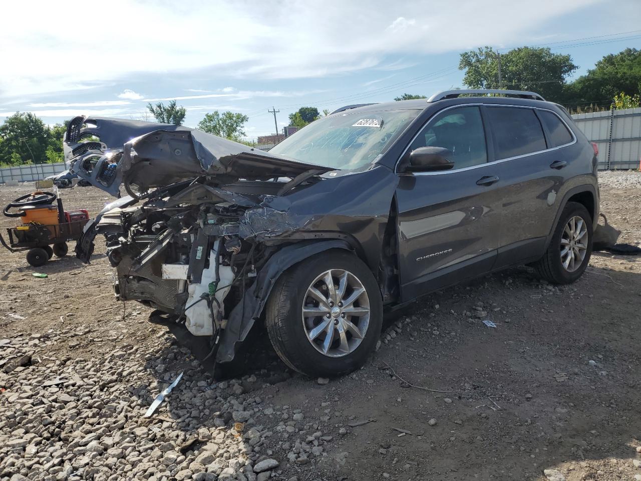 2017 Jeep Cherokee Limited VIN: 1C4PJMDBXHW571406 Lot: 62876725