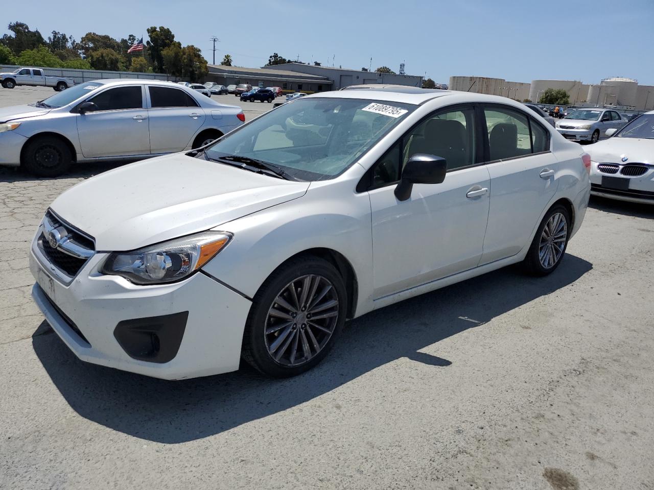 2013 Subaru Impreza Premium de vânzare în Martinez, CA - Front End
