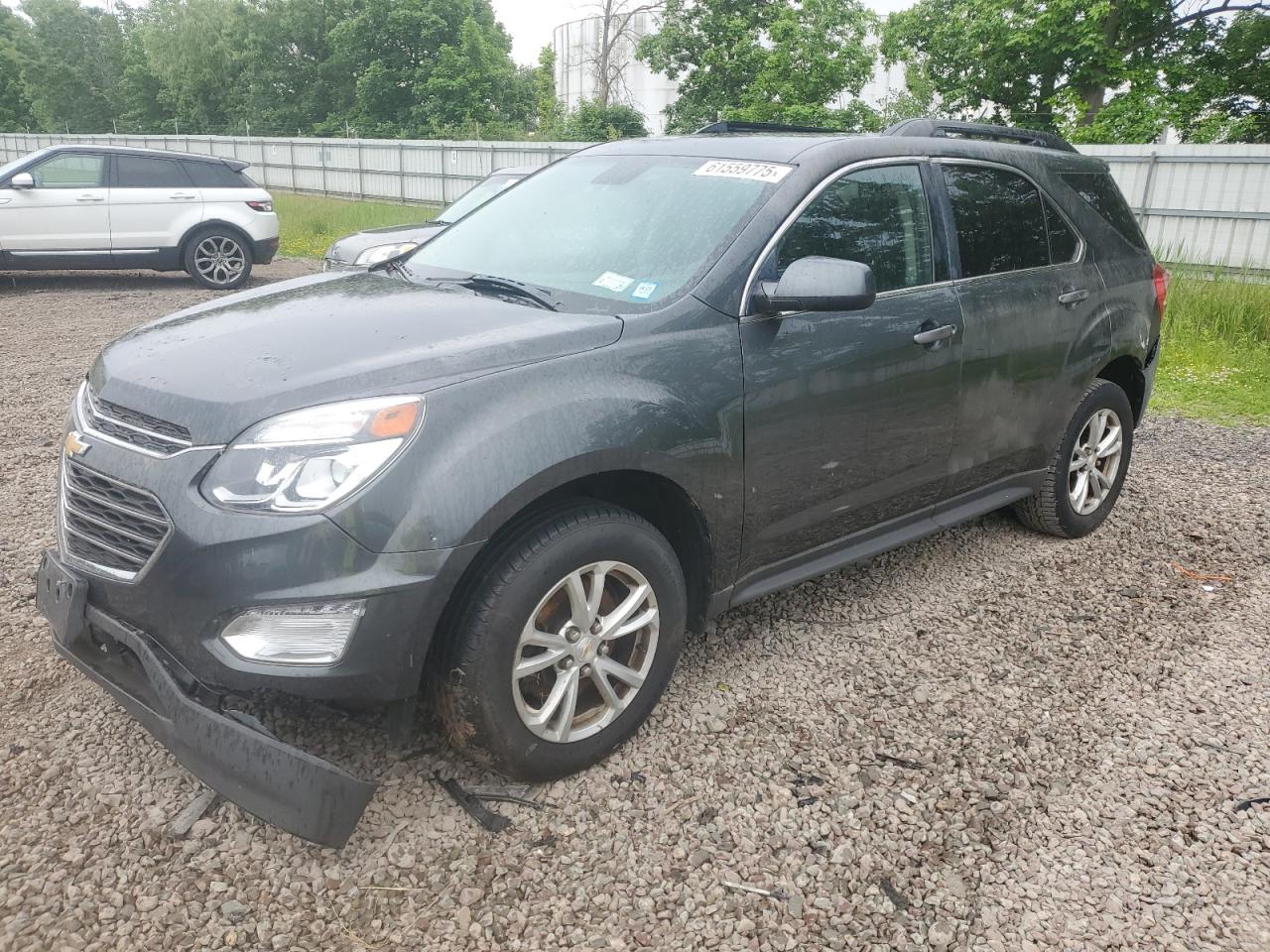 2017 Chevrolet Equinox Lt за продажба в Central Square, NY - Rear End