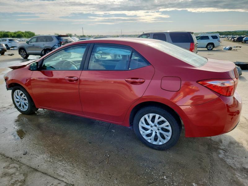  TOYOTA COROLLA 2019 Красный