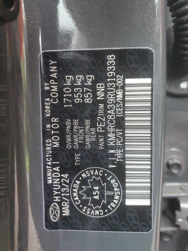 2024 Hyundai Venue Sel VIN: KMHRC8A39RU319338 Lot: 62462885