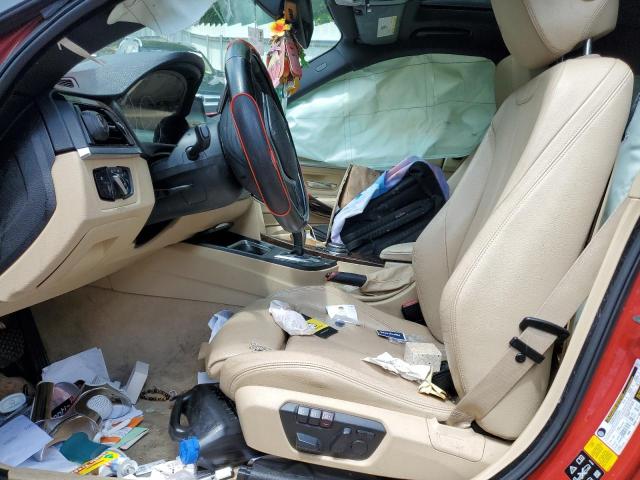  BMW 3 SERIES 2015 Czerwony