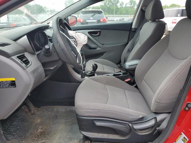  HYUNDAI ELANTRA 2014 Czerwony