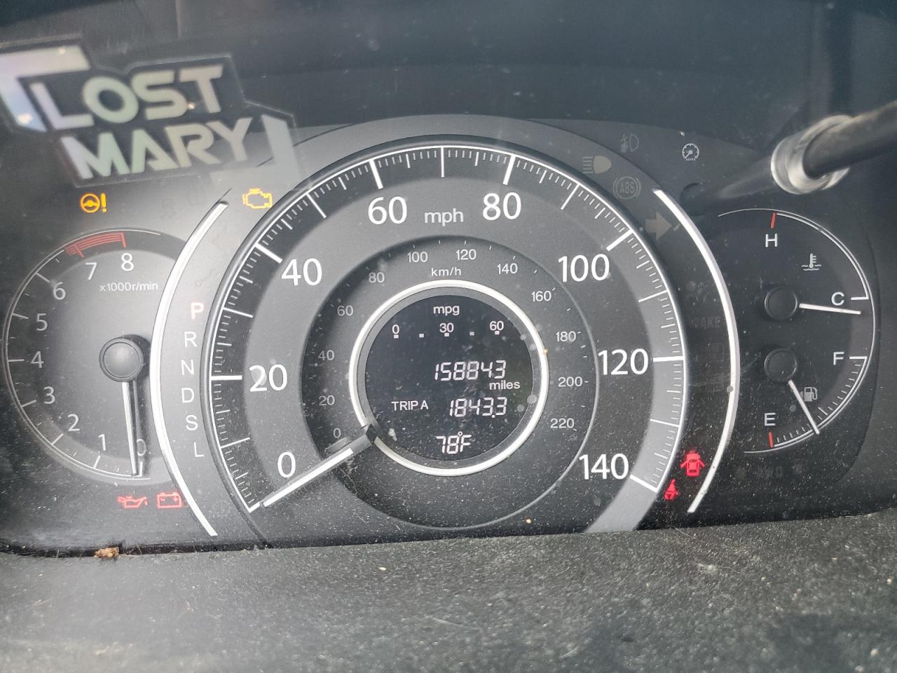 2015 Honda Cr-V Lx VIN: 2HKRM4H32FH647545 Lot: 59294125