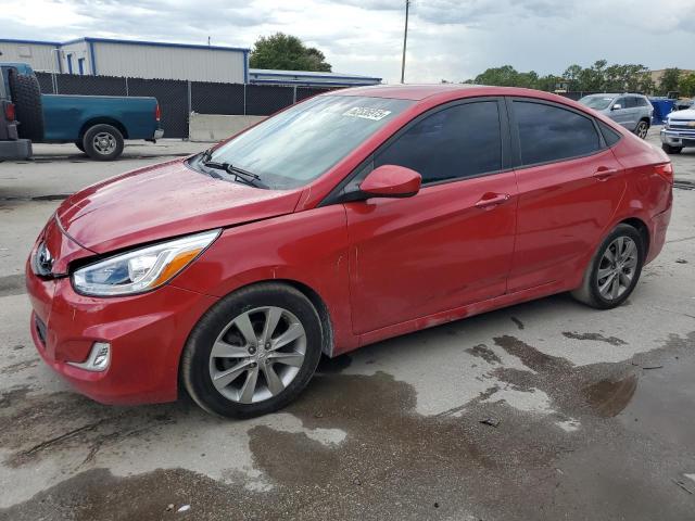  HYUNDAI ACCENT 2014 Czerwony