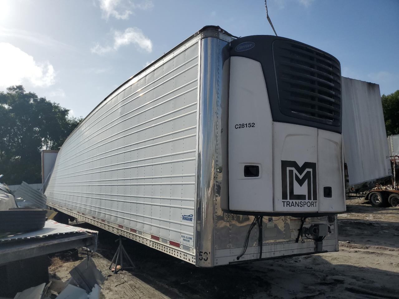 2017 Cimc Refrigerated Van Trailer for Sale in Jacksonville, FL - Side
