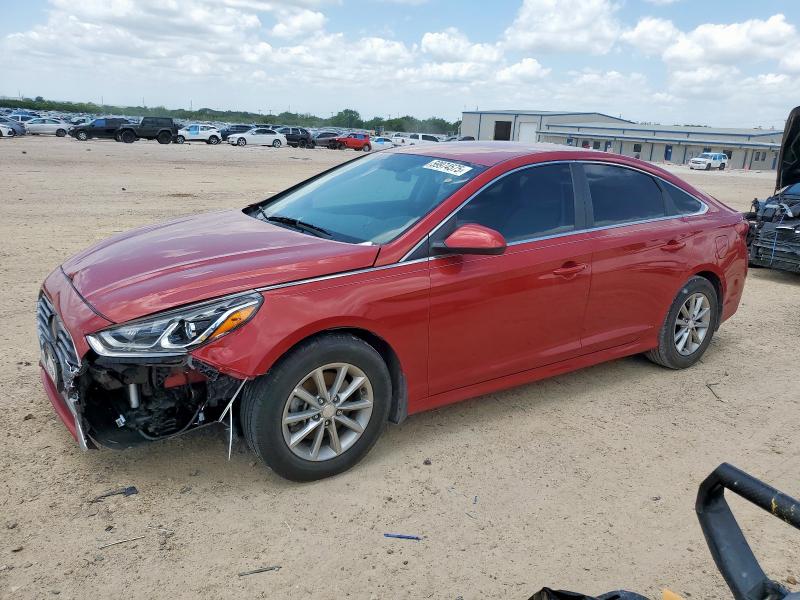  HYUNDAI SONATA 2018 Czerwony