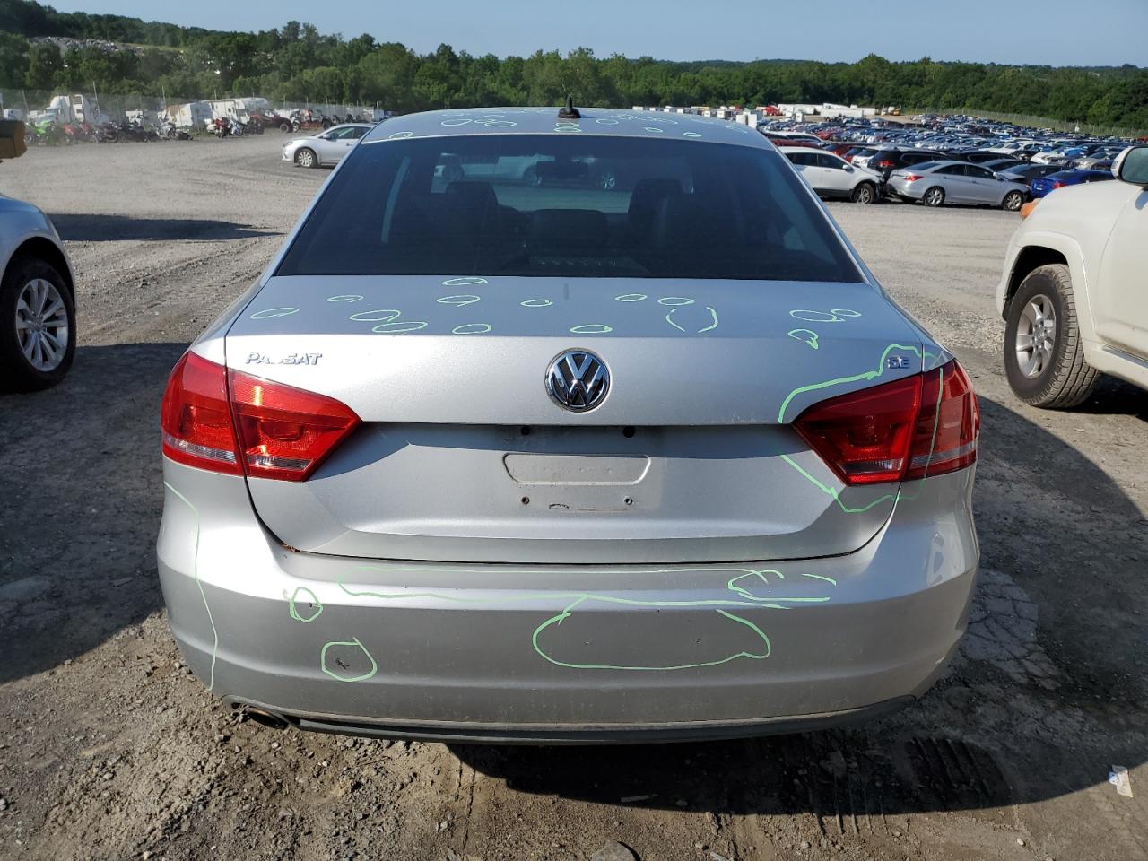 2013 Volkswagen Passat Se VIN: 1VWBP7A37DC145978 Lot: 61587305