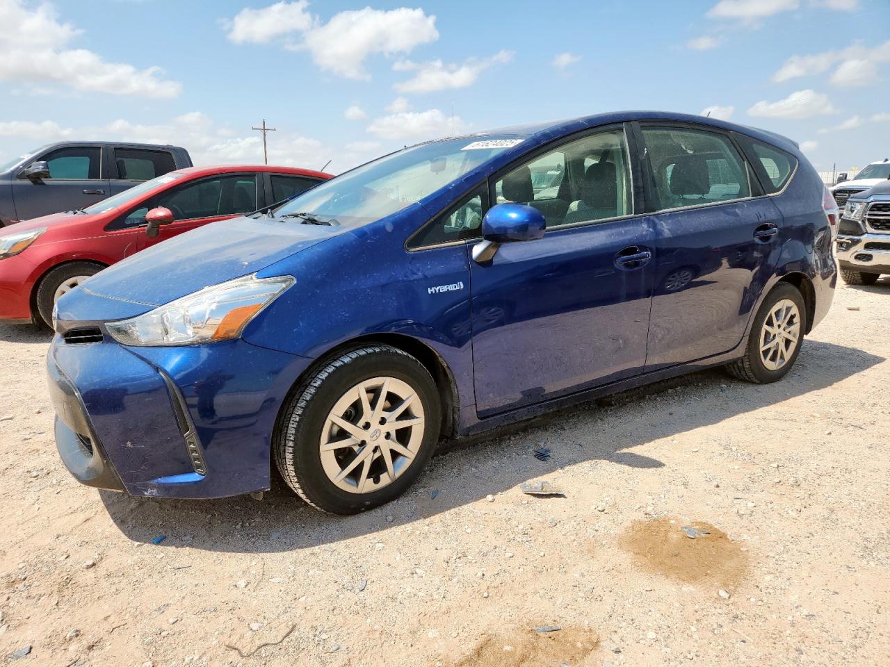 2017 Toyota Prius V en Venta en Andrews, TX - Hail