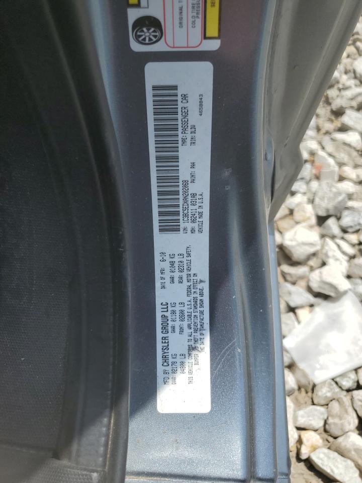 2010 Chrysler Sebring Touring VIN: 1C3BC5EDXAN202068 Lot: 61087595