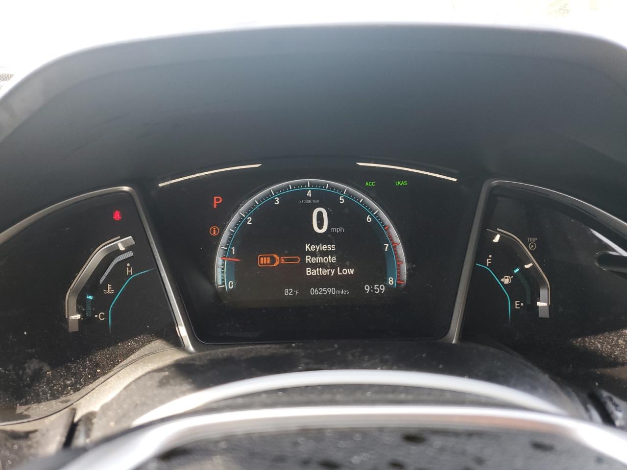 2019 Honda Civic Ex VIN: 19XFC1F38KE002100 Lot: 61483665