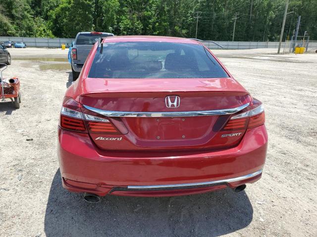  HONDA ACCORD 2016 Red