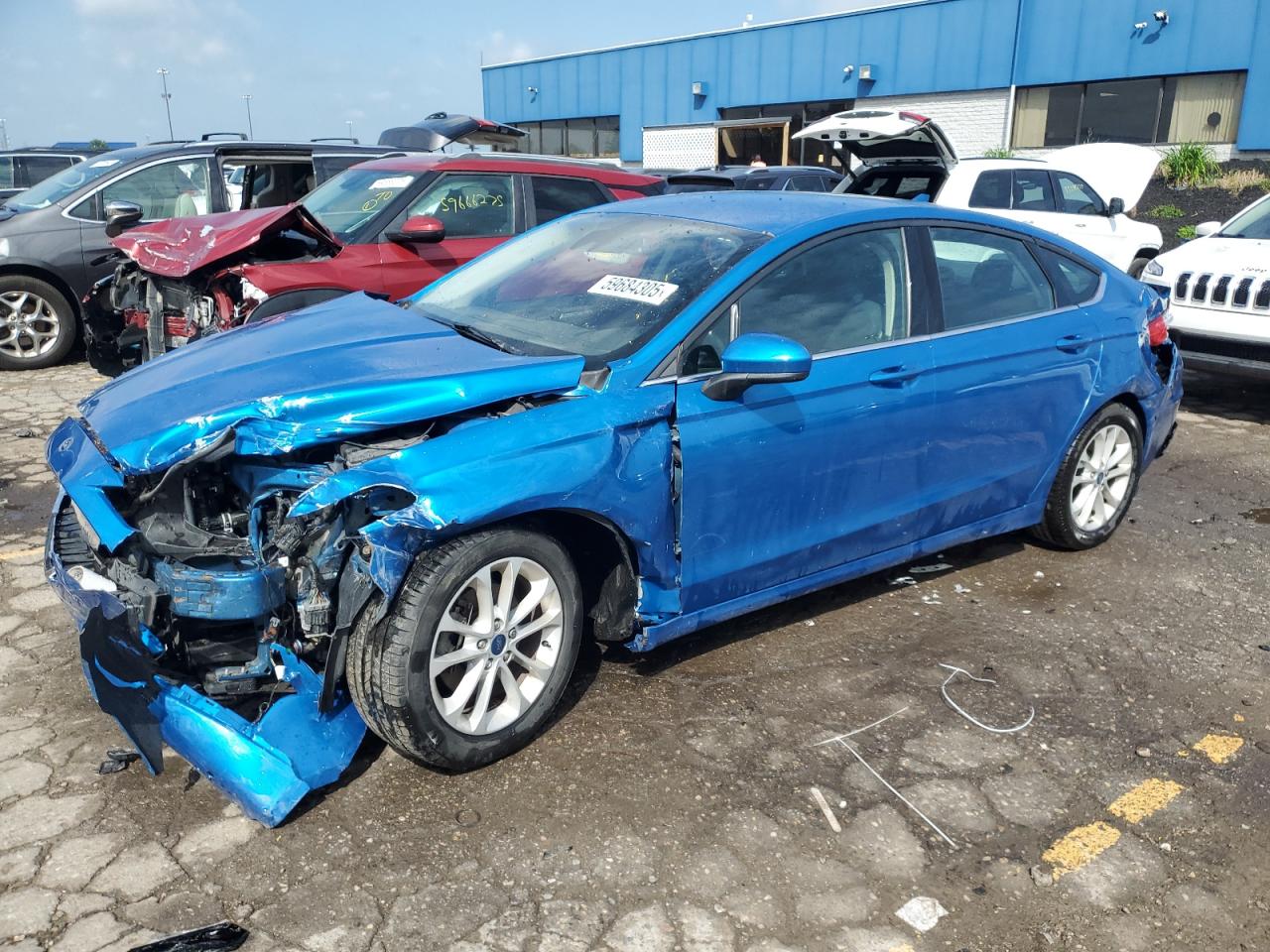 2020 Ford Fusion Se zu verkaufen in Woodhaven, MI - Front End