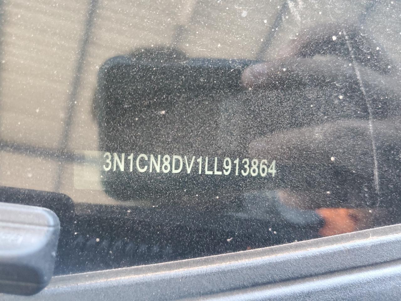 2020 Nissan Versa S VIN: 3N1CN8DV1LL913864 Lot: 61098385