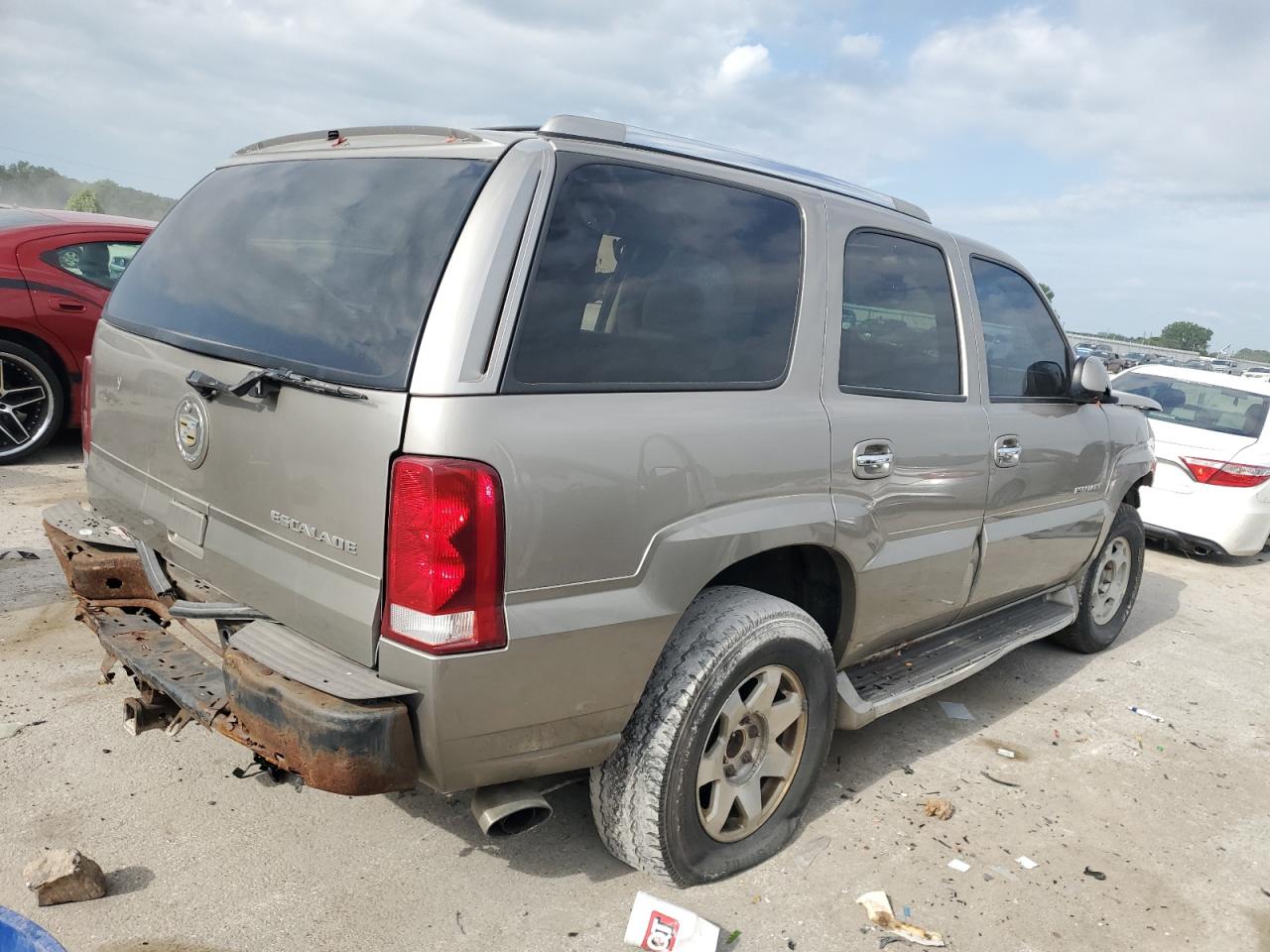 2002 Cadillac Escalade Luxury silver suv gas 1GYEK63N82R106652 photo #4