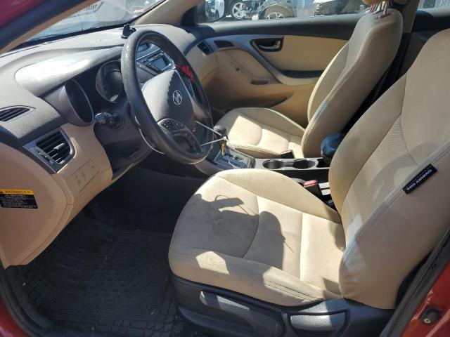  HYUNDAI ELANTRA 2013 Red