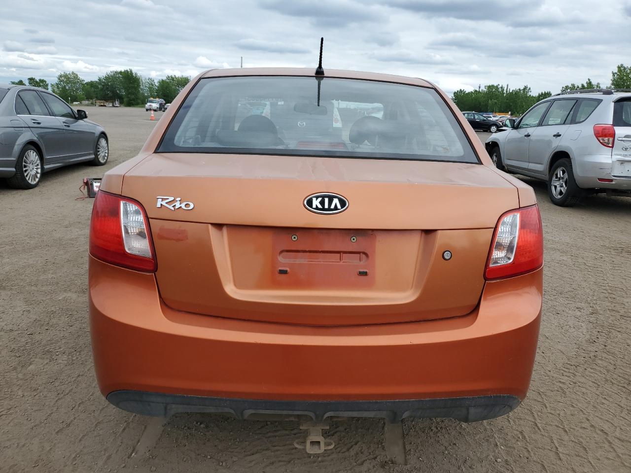 2010 Kia Rio Lx VIN: KNADH4B35A6596081 Lot: 61143085