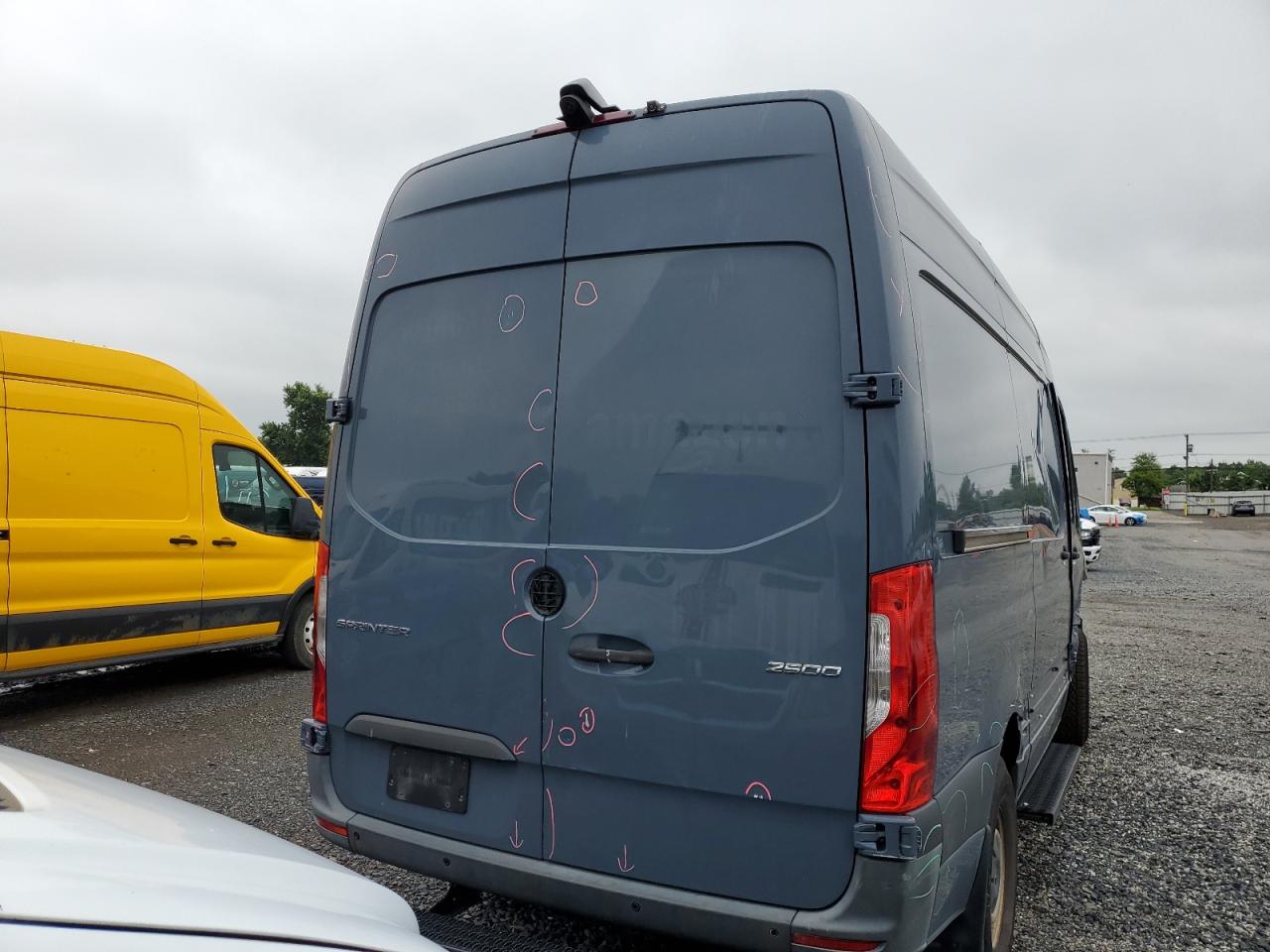 2019 Mercedes-Benz Sprinter 2500/3500 VIN: WD4PF0CD8KP059812 Lot: 58377535