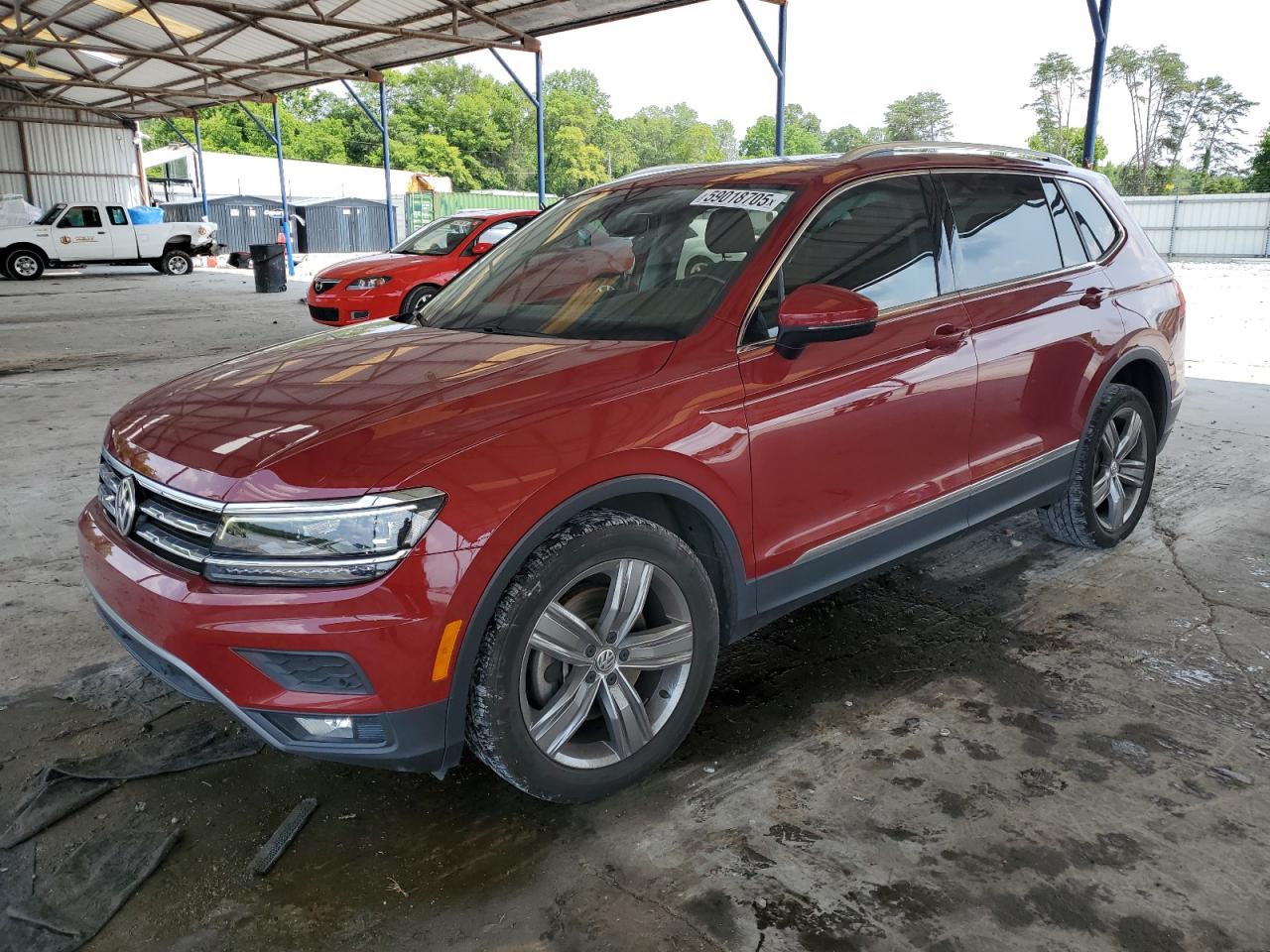 2018 Volkswagen Tiguan Sel Premium продається в Cartersville, GA - Front End