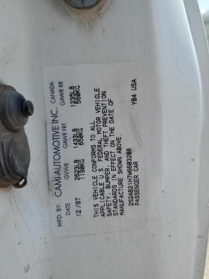 2s2ab21h7w6603208 2S2AB21H7W6603208 1998 Suzuki Swift Ga