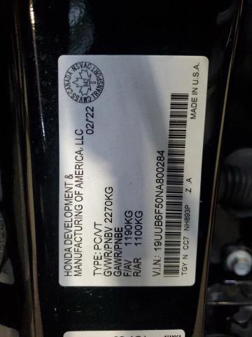 2022 ACURA TLX TECH A  