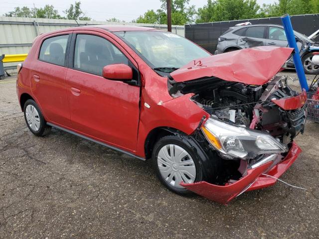  MITSUBISHI MIRAGE 2024 Czerwony