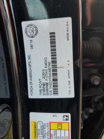 2019 HONDA ACCORD TOURING  