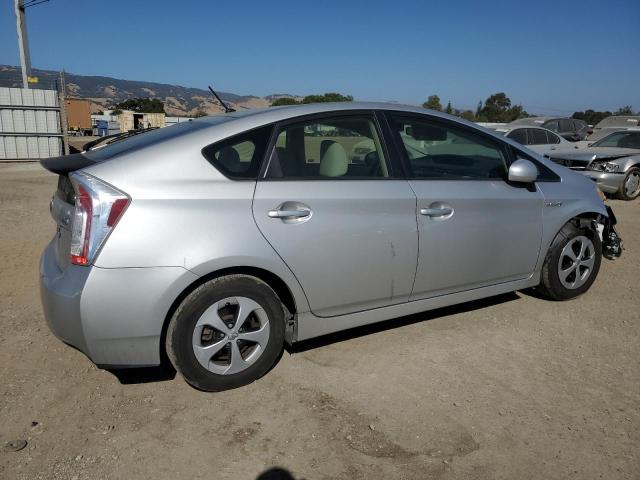 Hatchbacks TOYOTA PRIUS 2013 Srebrny