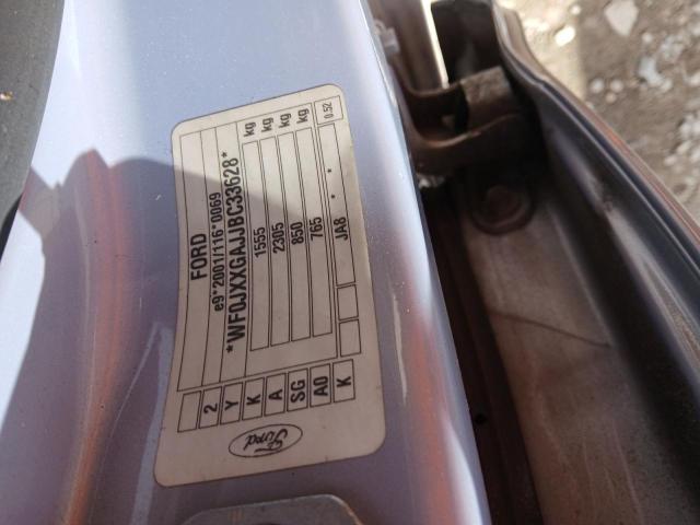 2011 FORD FIESTA TIT