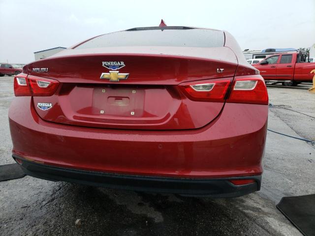  CHEVROLET MALIBU 2018 Czerwony