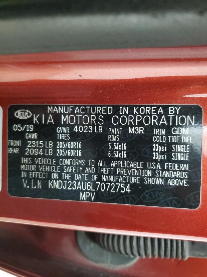 KNDJ23AU6L7072754 2020 Kia Soul Lx