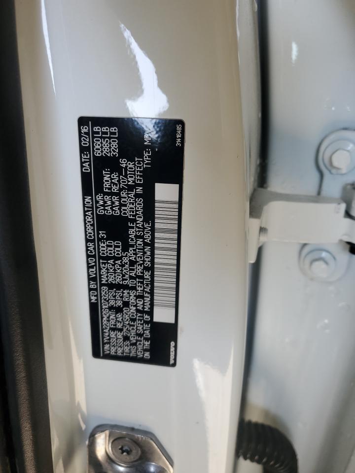 2016 Volvo Xc90 T6 VIN: YV4A22PM2G1073259 Lot: 61794145