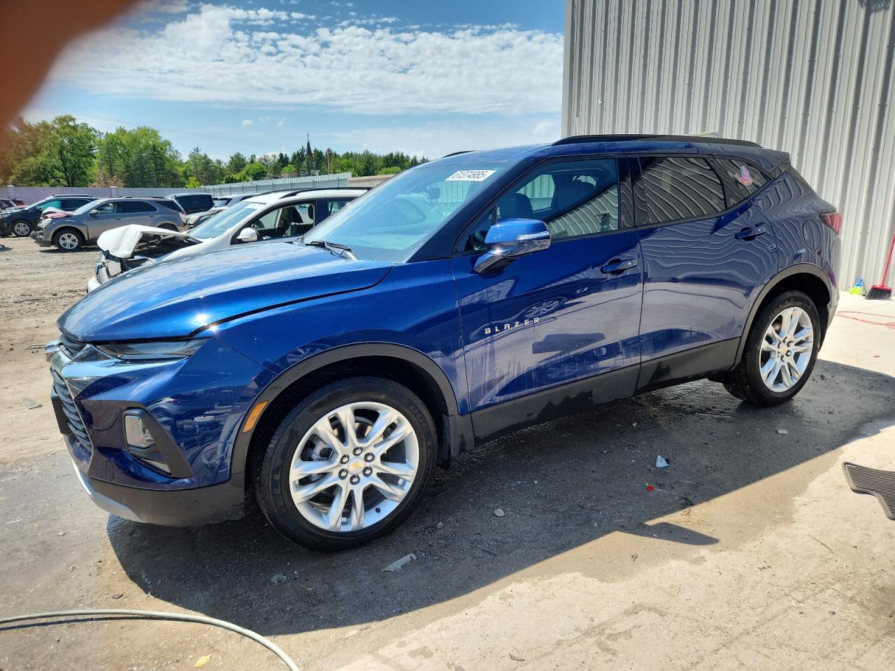 2022 Chevrolet Blazer 3Lt на продаже в Franklin, WI - Hail