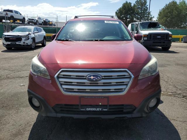  SUBARU OUTBACK 2016 Czerwony