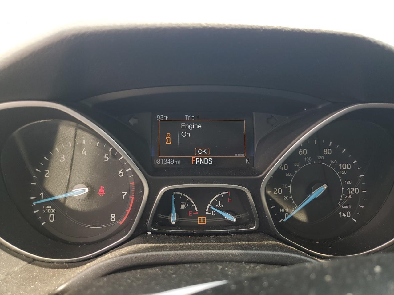 FORD FOCUS 2016 VIN 1FADP3K20GL339563 photo 9