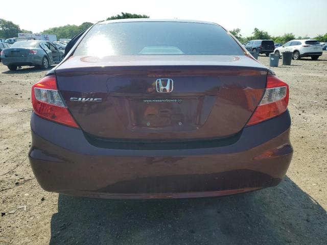  HONDA CIVIC 2012 Burgundy