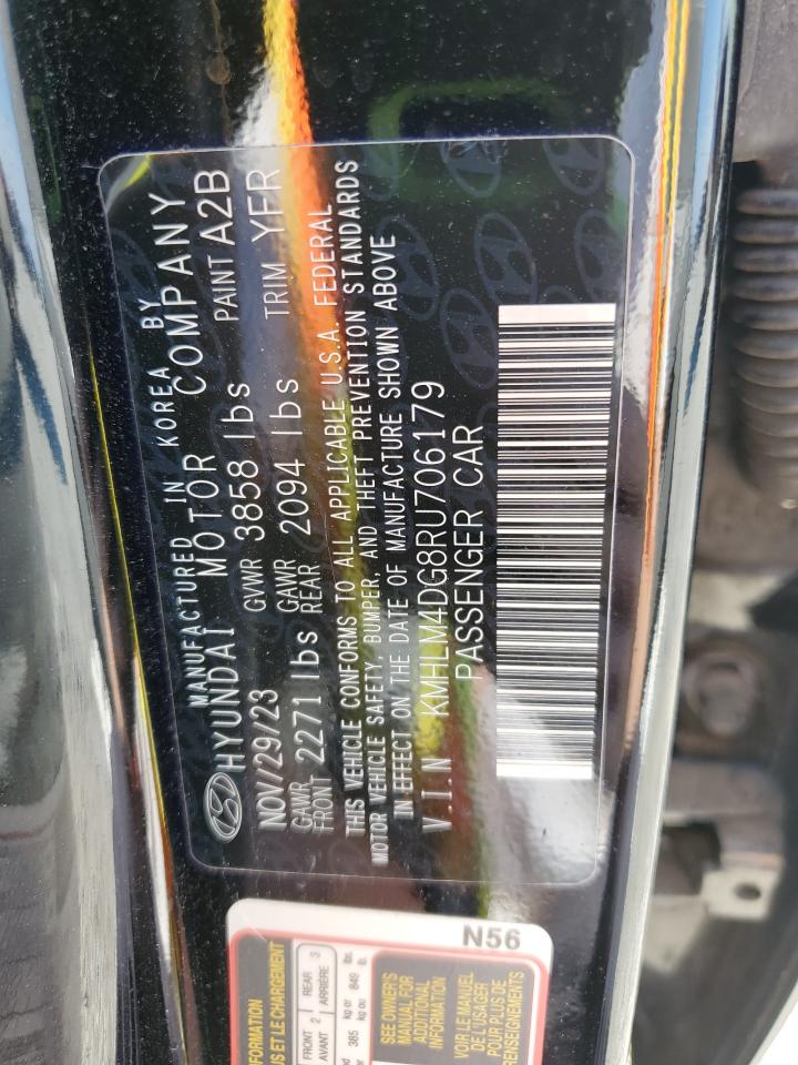 HYUNDAI ELANTRA 2024 VIN KMHLM4DG8RU706179 zdjęcie 12