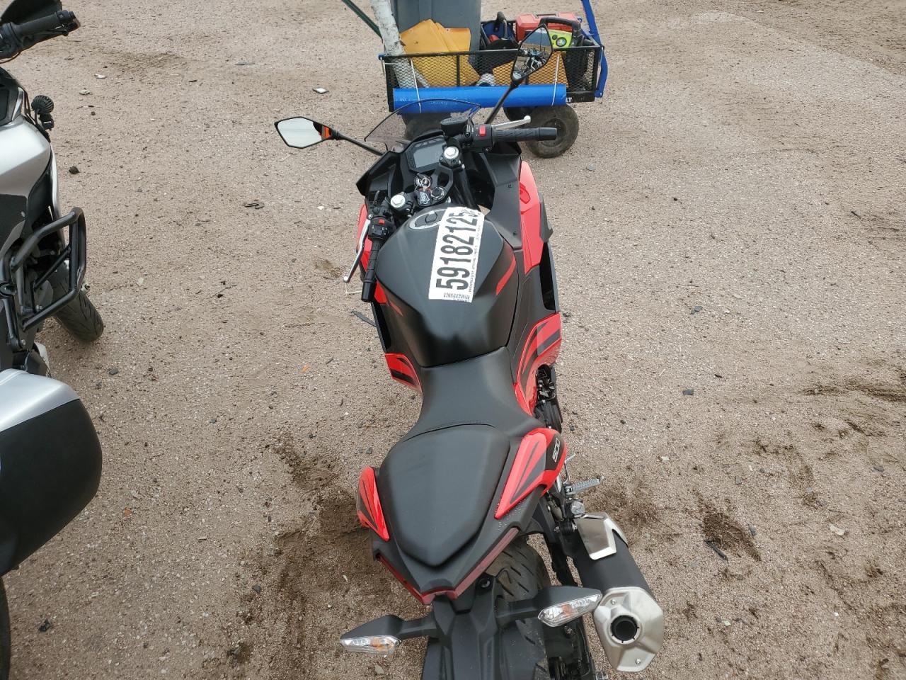 2025 Kawasaki Ex500 VIN: ML5EXGG10SDA60068 Lot: 59182125