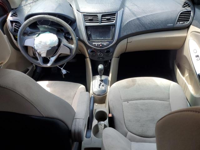  HYUNDAI ACCENT 2017 Czerwony