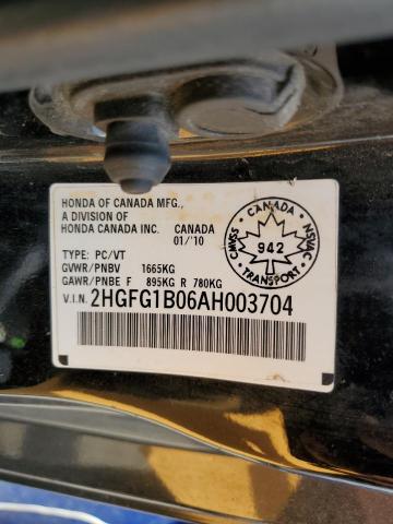 2010 HONDA CIVIC EXL  