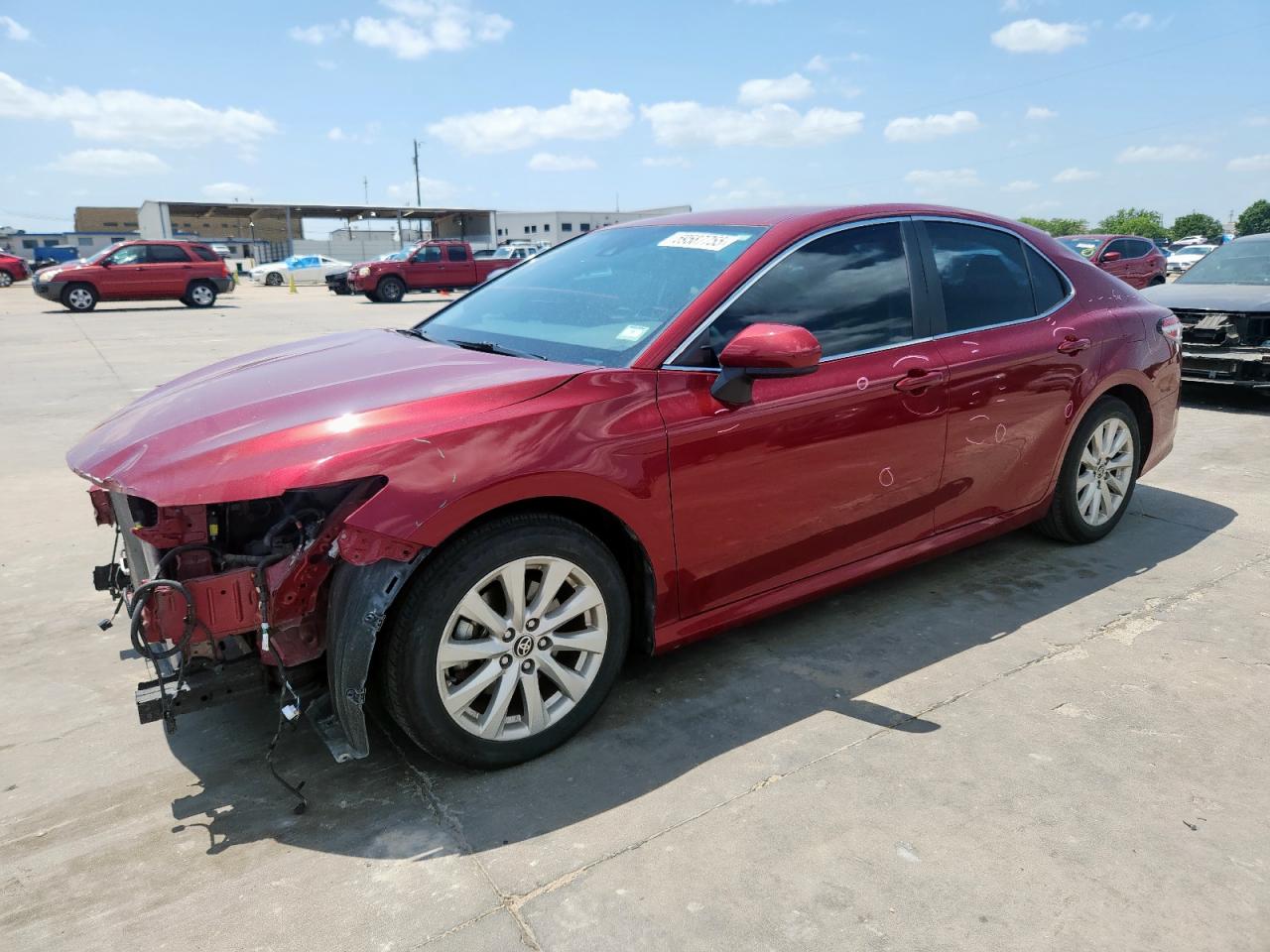 2020 Toyota Camry Le за продажба в Grand Prairie, TX - Front End